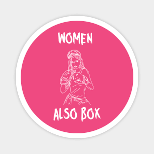 Women also box Magnet